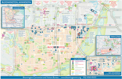 bloomington minnesota map hotels near msp airport mall of america