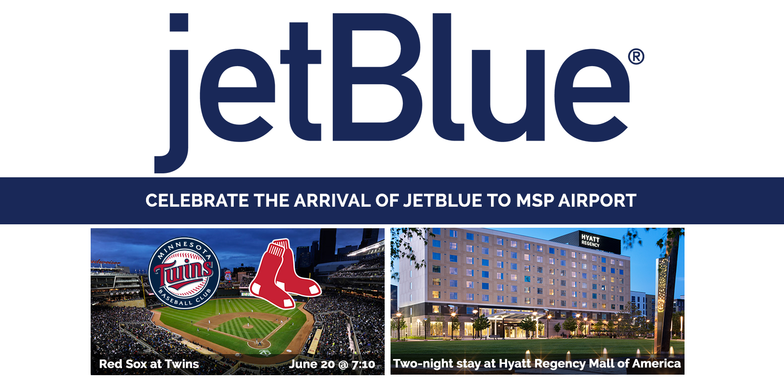 JetBlue arrives at MSP