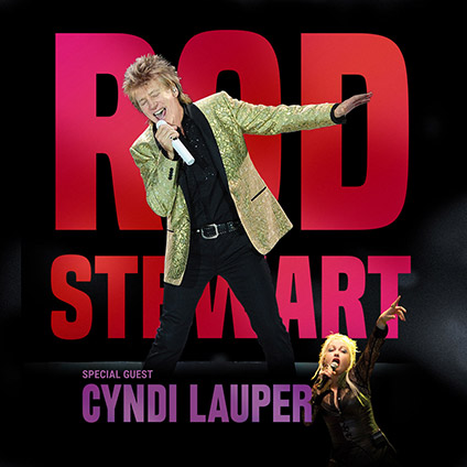 Rod Stewart and Cyndi Lauper