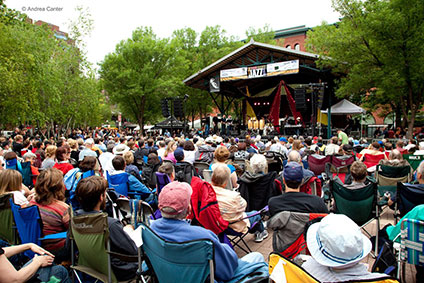 Twin Cities Jazz Festival in Mears Park, St. Paul, MN