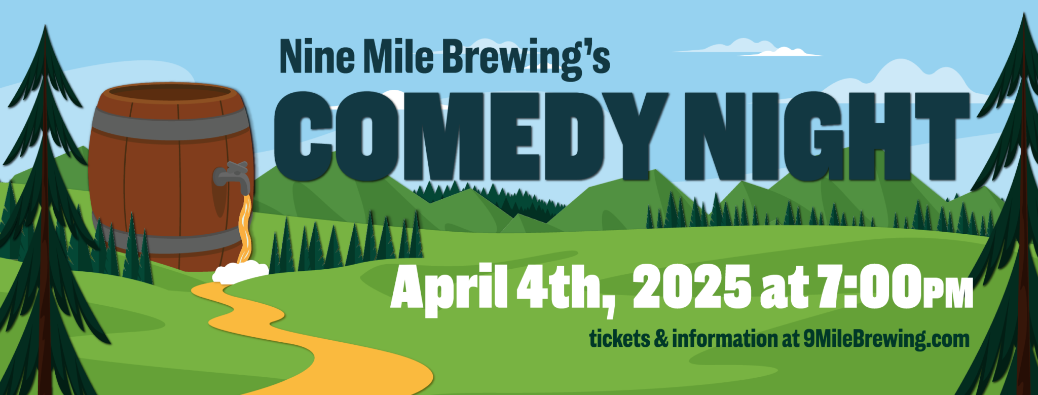 Nine Mile Brewing's Comedy Night