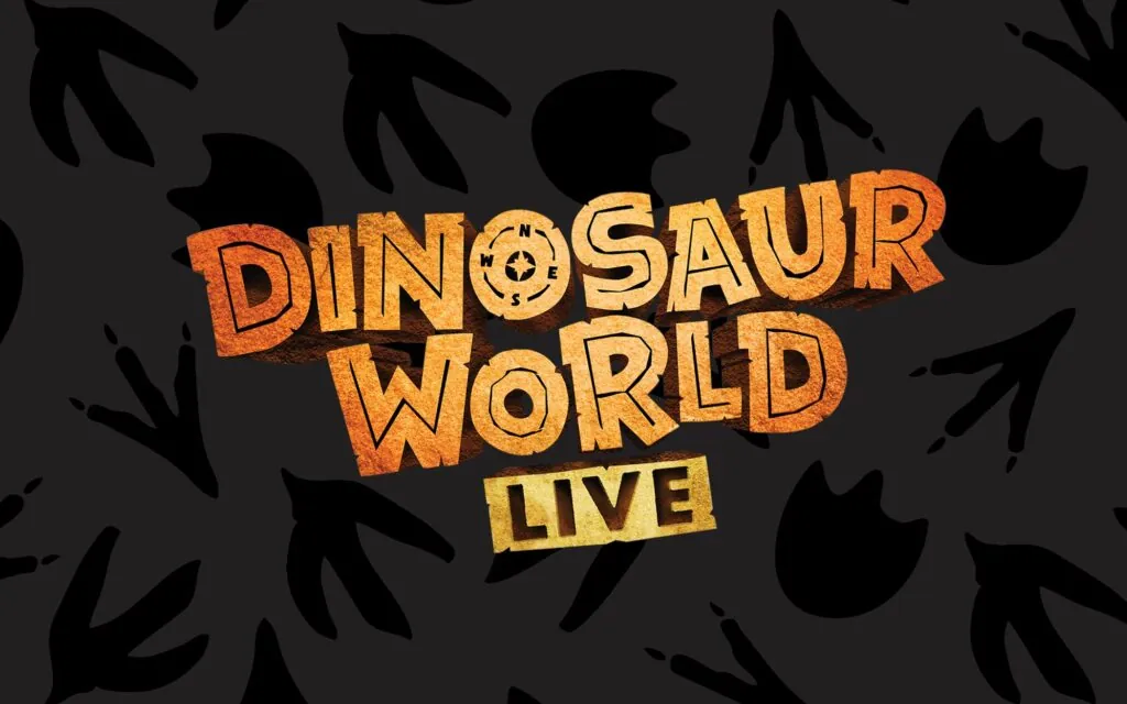dinosaur world live logo from Children's Theatre Company
