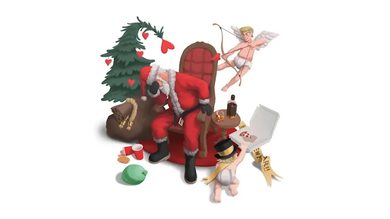 Illustrated image for the production of The Holiday Hangover.