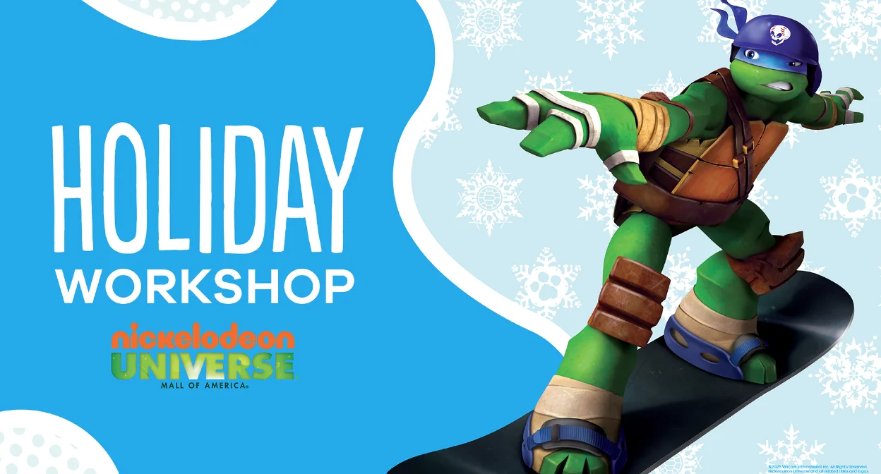 Holiday craft workshop at Nickelodeon Universe Mall of America