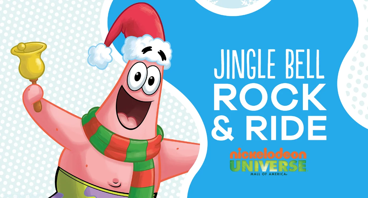 Jingle Bell Rock and Ride at Nickelodeon Universe Mall of America