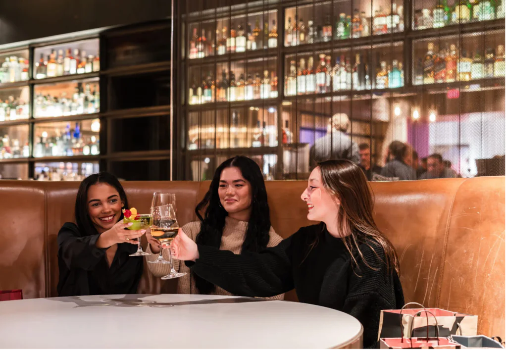 image of girlfriends at FireLake Grill at Radisson Blu Mall of America