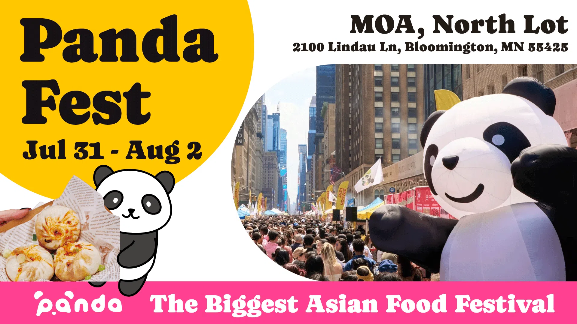 Panda Fest is back at Mall of America this summer.