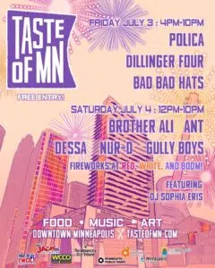 2026 Taste of Minnesota in Downtown Minneapolis
