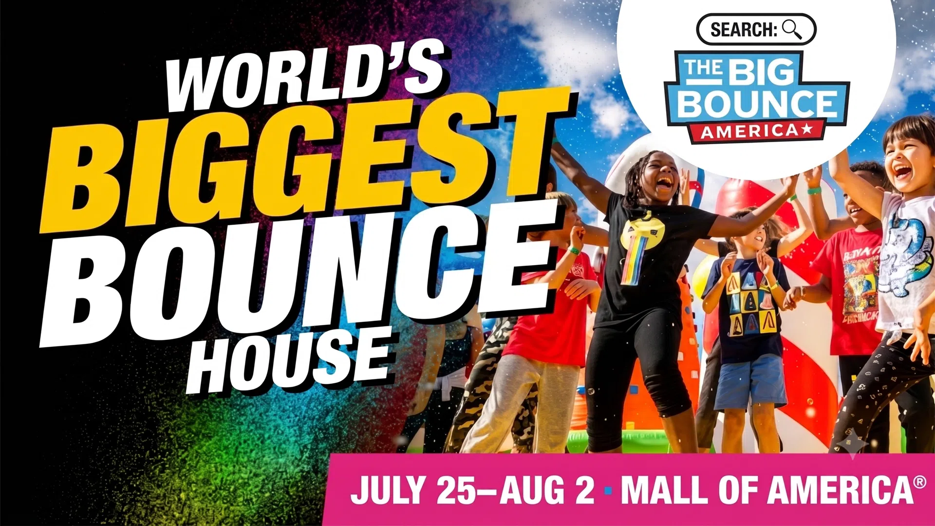 The Big Bounce America at Mall of America.